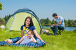 Family camping