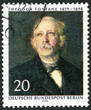 GERMANY-1970: shows Theodor Fontane (1819-1898), poet and writer