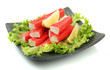 Crab Sticks With Lettuce Leave...