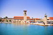 Mandraki harbor, Rhodes, Greece