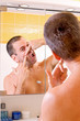 man with a blackhead
