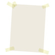 Recycling Papier mit farbigen Klebestreifen