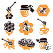 Honey set. Vector