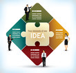 Puzzle presentation template