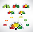 Speedometers with additional elements