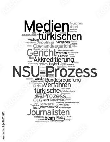 Illustration: NSU-Prozess NSU-Prozess