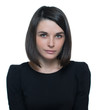 beautiful girl looking at the camera
