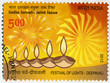 INDIA - 2012: shows Festival of Lights, Deepavali