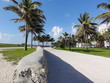 Weg am Strand
