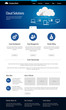 Cloud computing, template web site