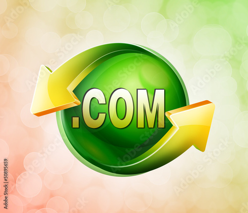 Illustration: On behalf of the spring green icon On behalf of the spring green icon
