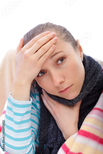 Photo: Catching a cold or getting the flu Catching a cold or getting the flu