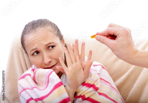Photo: Refusing the treatment Refusing the treatment