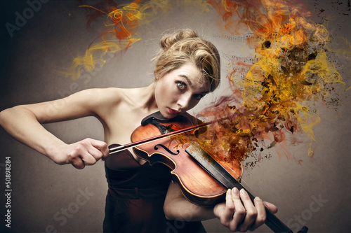 Photo: violinist violinist