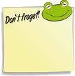 post it remember