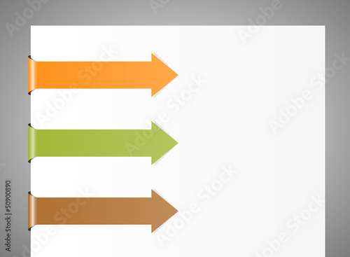 Vector: folded button with arrow folded button with arrow
