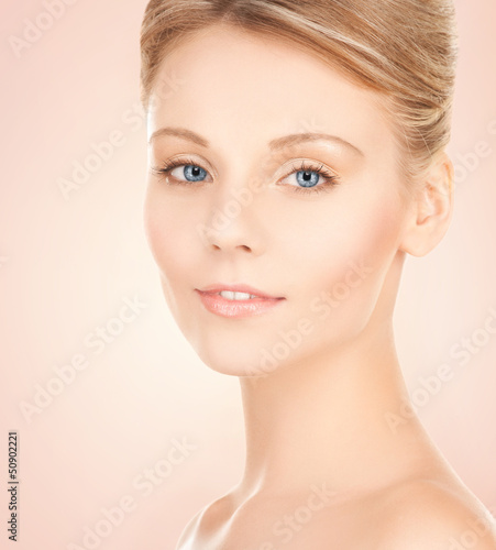 Photo: beautiful woman with updo hair beautiful woman with updo hair