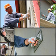 Construction Workers At Work - Collage