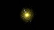 Geodesic spherical structure with a galaxy inside