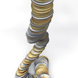 Monedas apiladas