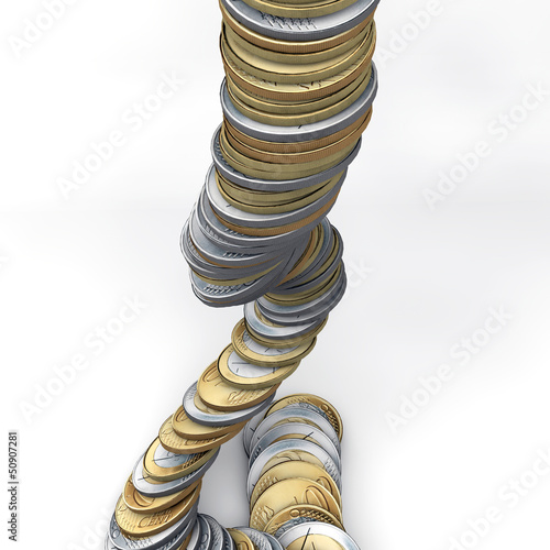 Illustration: Monedas apiladas Monedas apiladas