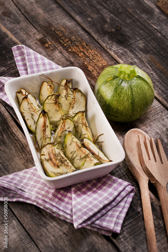 Photo: round zucchini round zucchini