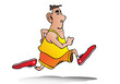 man jogging