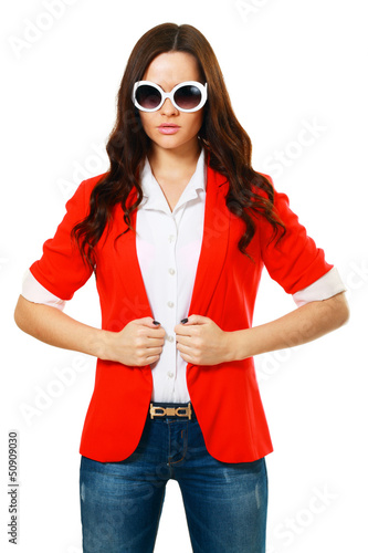 Photo: girl in fashion stylish sunglasses girl in fashion stylish sunglasses