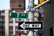 Classic Street Signs in New York City