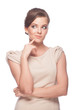 Thoughtful young woman