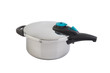 Photo: High pressure aluminum cooking pot with safety cover. High pressure aluminum cooking pot with safety cover.