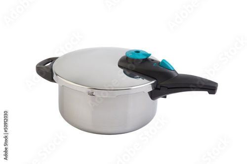 Photo: High pressure aluminum cooking pot with safety cover. High pressure aluminum cooking pot with safety cover.