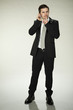 businessman asks for quiet