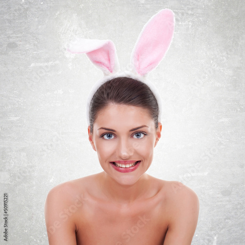 Photo: cute girl in sexy bunny costume cute girl in sexy bunny costume