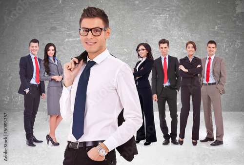Photo: successful business team successful business team