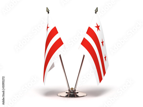 Illustration: Miniature Flag of District of Columbia Miniature Flag of District of Columbia