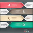 Modern spiral infographics options banner. Vector illustration.