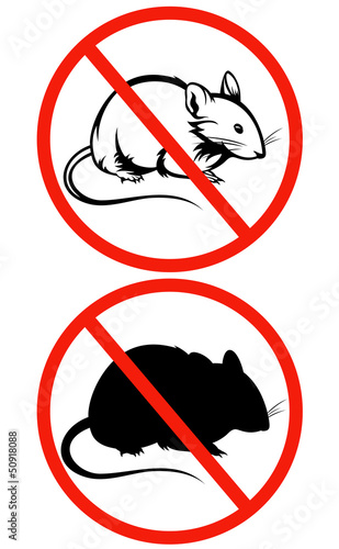 Vector: no rodents vector sign no rodents vector sign