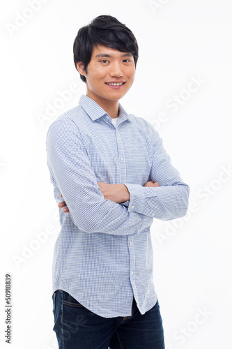 Photo: Young man with smiling Young man with smiling