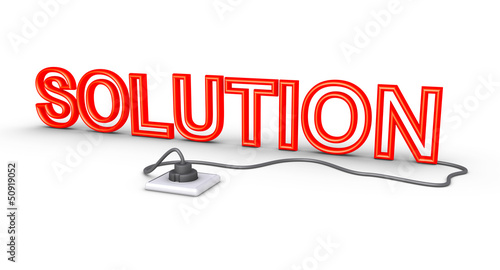 Illustration: Solution word is plugged in Solution word is plugged in