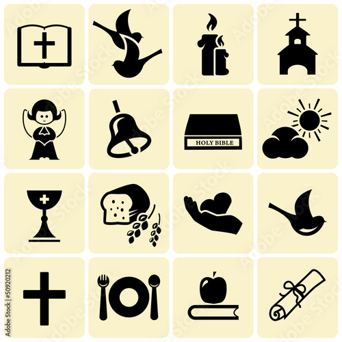 Vector: religion icons religion icons