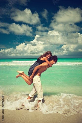 Photo: Couple on a beach Couple on a beach