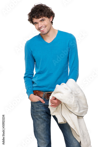 Photo: Happy Young Man Smiling Happy Young Man Smiling