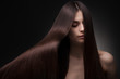 beautiful woman with long hair
