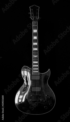 Illustration: black guitar black guitar
