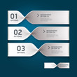 Modern spiral infographics options banner. Vector illustration.