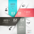 Abstract Business circle banner. Vector illustration.