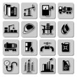 Vector oil industry icons