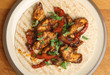 Foto: Chicken Tikka Chapatti Wrap Chicken Tikka Chapatti Wrap