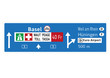 Autobahntafel Richtung Basel A5